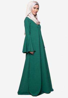 Jubah Rania Emerald Green